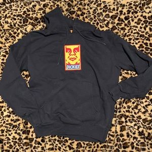 Shepard Fairey obey dickies Collab hoodie